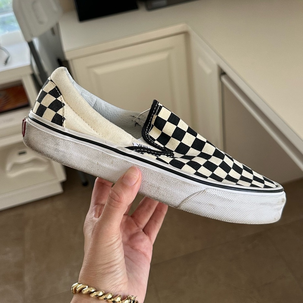 Vans Checkerboard Slip-On Sneakers